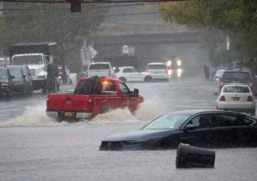 Banjir di New York, Amerika beberapa waktu lalu (REUTERS)