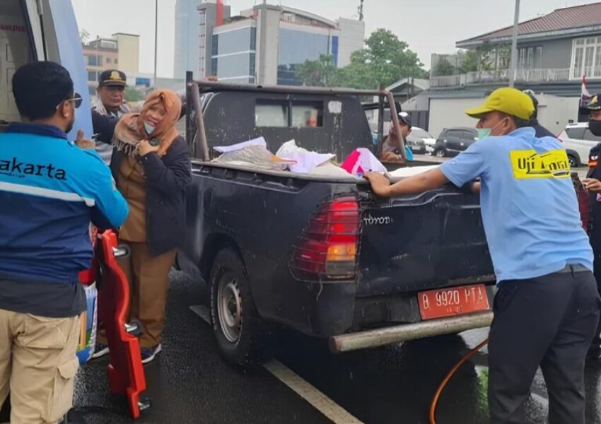 Uji Emisi di Jakarta Selatan beberapa waktu lalu
