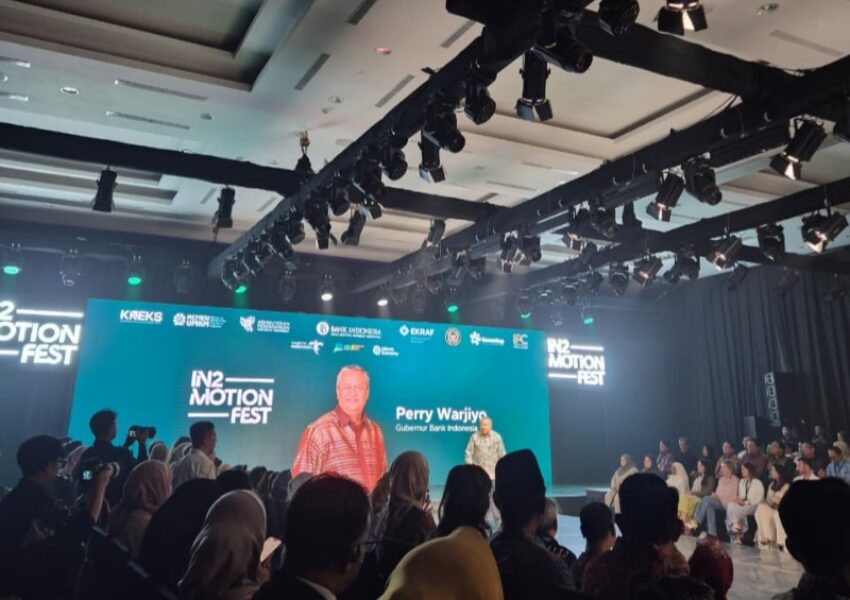 Gubernur BI saat membuka IN2MF 2025