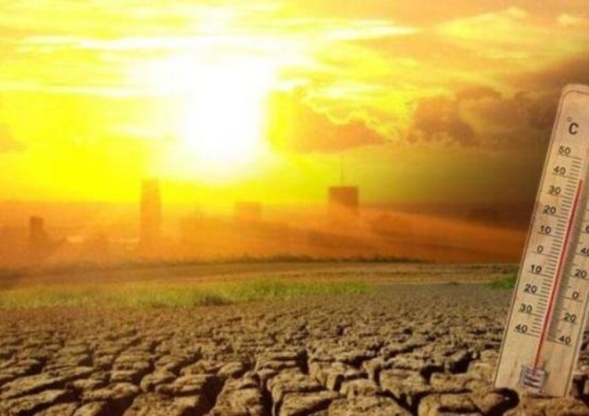 ilustrasi suhu panas