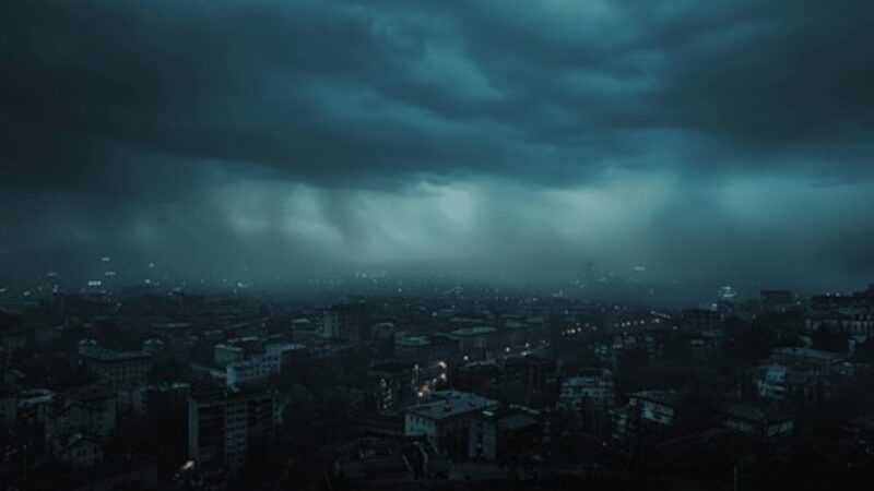 Ilustrasi Cuaca Ekstrem.