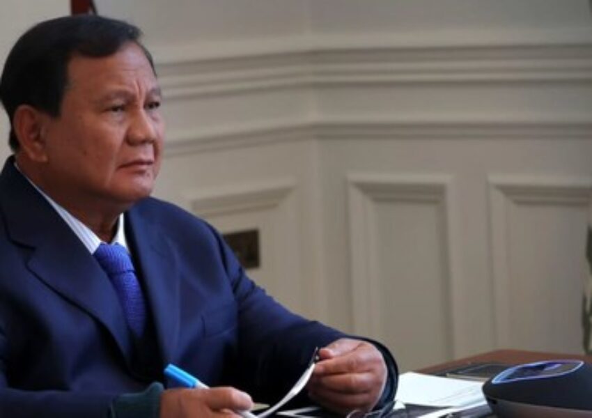 Presiden Prabowo menggelar rapat terbatas
