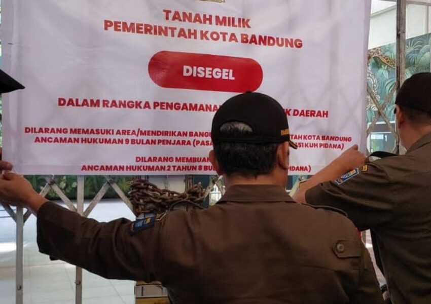 Bandung Zoo disegel (dok Kemenhut)