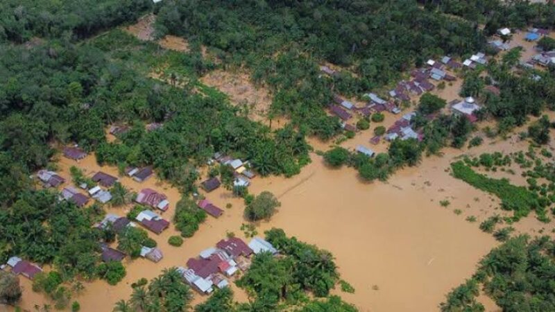 Desa terdampak banjir di Aceh