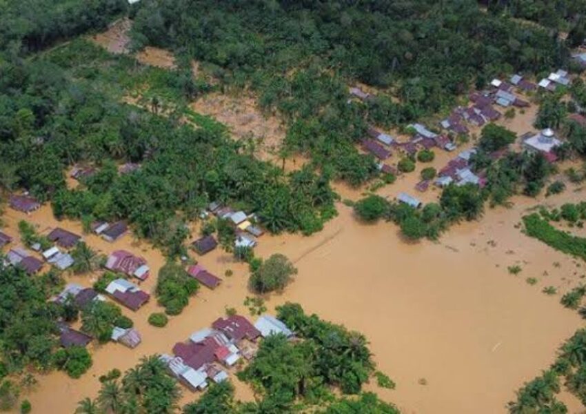 Desa terdampak banjir di Aceh