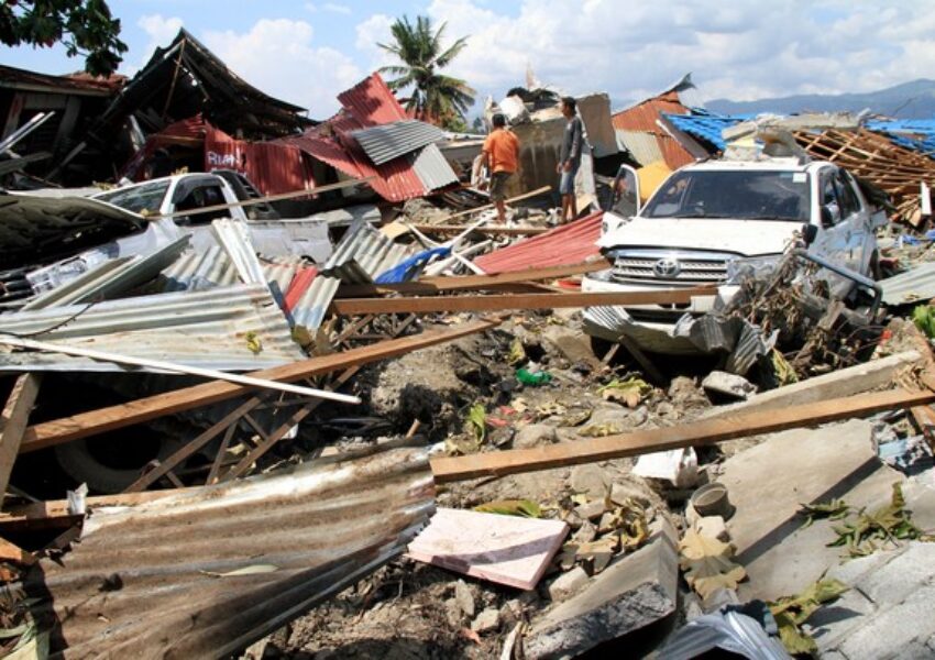 Ilustrasi gempa bumi
