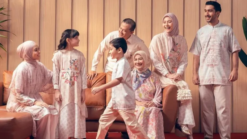 Ilustrasi Baju Lebaran
