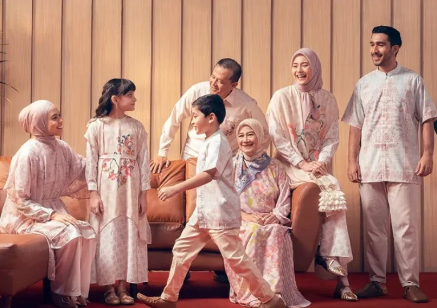 Ilustrasi Baju Lebaran