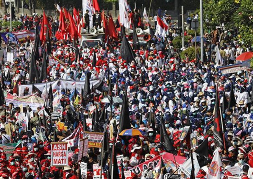 Mayday di Jakarta pada 2018. (dok REUTERS)