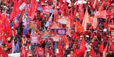 Hari Buruh 2025 lalu (dok TEMPO_Amston Probel)