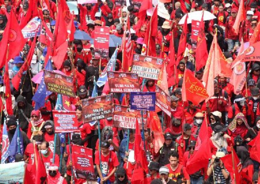 Hari Buruh 2025 lalu (dok TEMPO_Amston Probel)