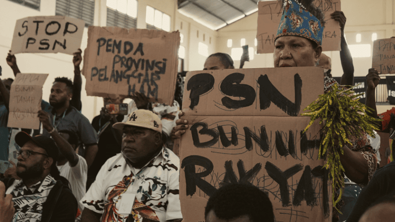 Masyarakat Merauke menolak PSN