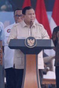 Presiden Prabowo di Hari Buruh