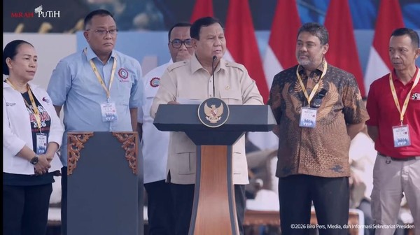 Presiden Prabowo di Hari Buruh