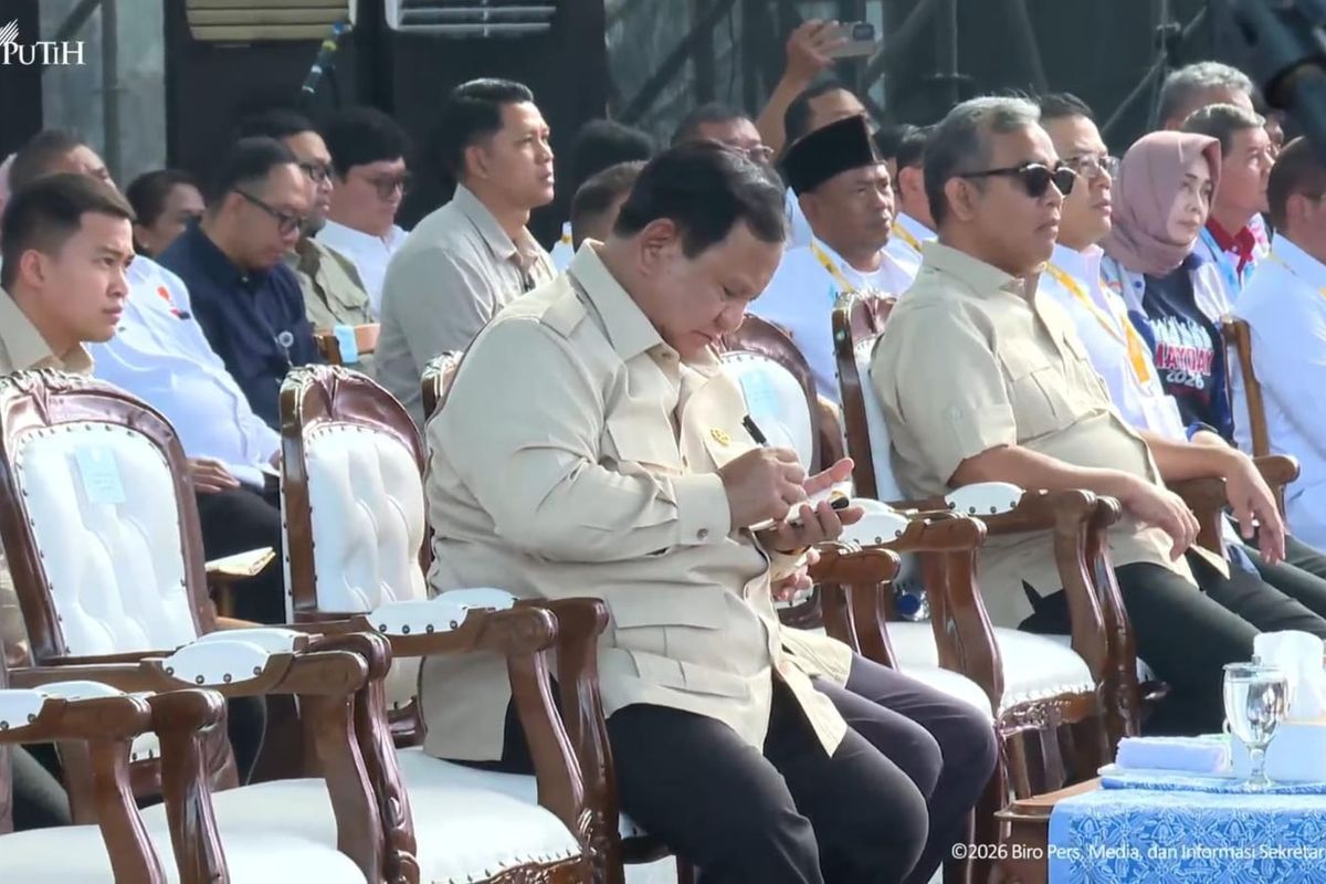 Presiden Prabowo saat Hari Buruh 2026