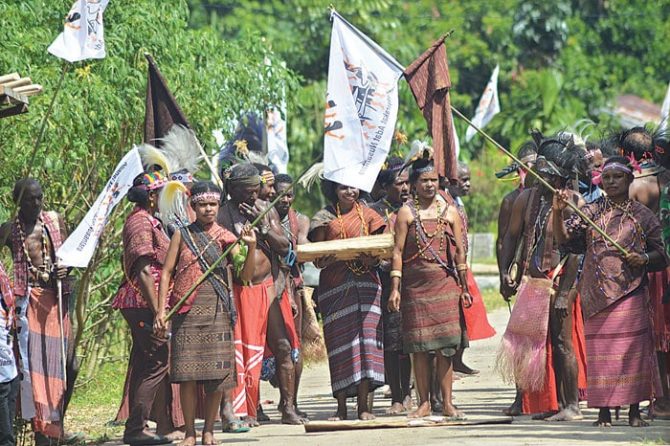 Ilustrasi Masyarakat Adat