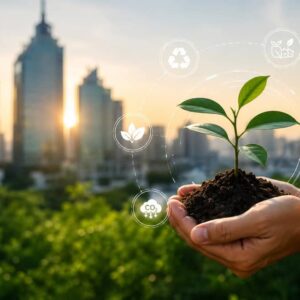 Ilustrasi Net Zero Emission