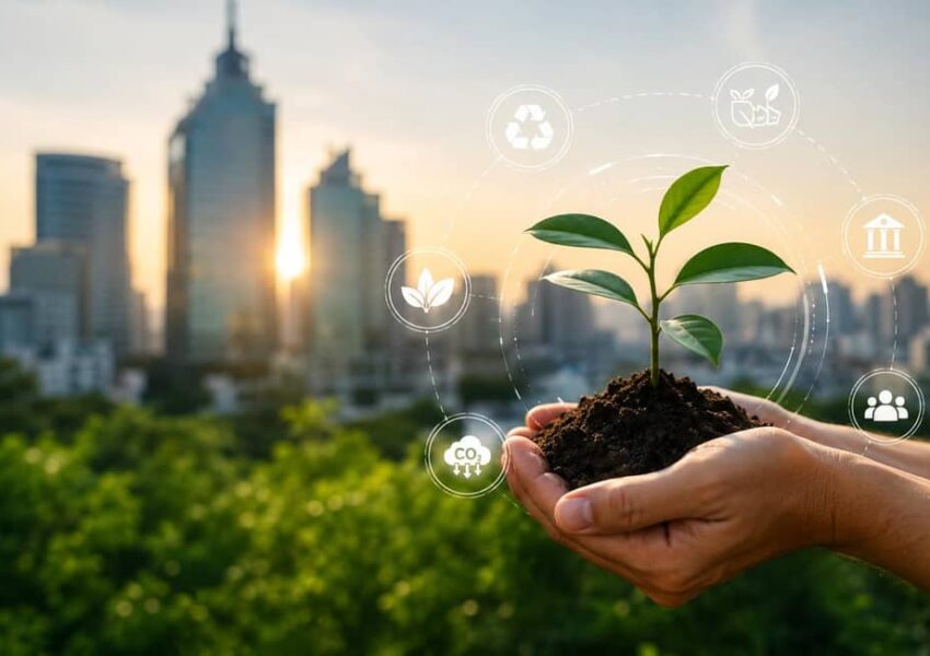 Ilustrasi Net Zero Emission