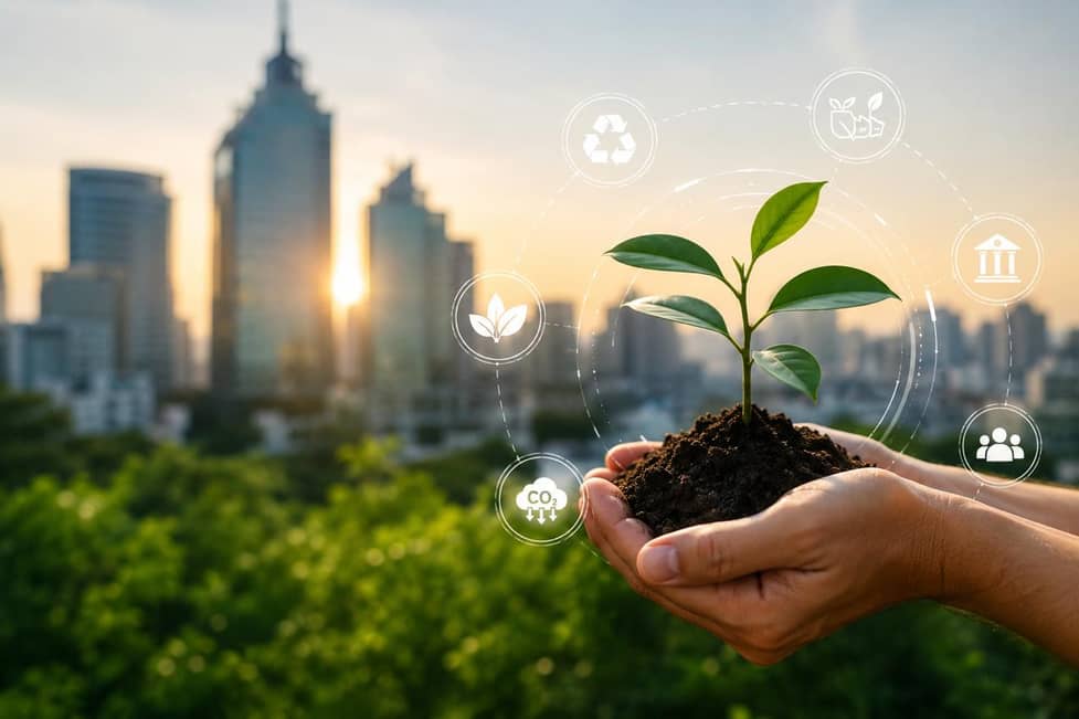 Ilustrasi Net Zero Emission