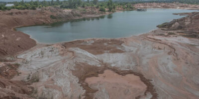 Lahan bekas tambang di Pulau Bangka (dok Mongabay)