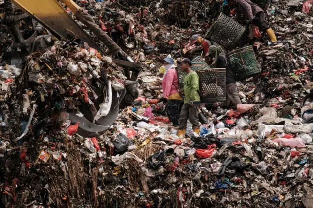 Sampah di Bantargebang (dok BBC)