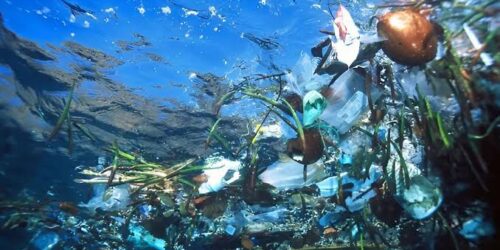 Sampah di laut (Mongabay)