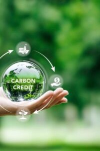 Ilustrasi carbon credits - perdagangan karbon