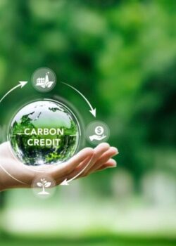 Ilustrasi carbon credits - perdagangan karbon