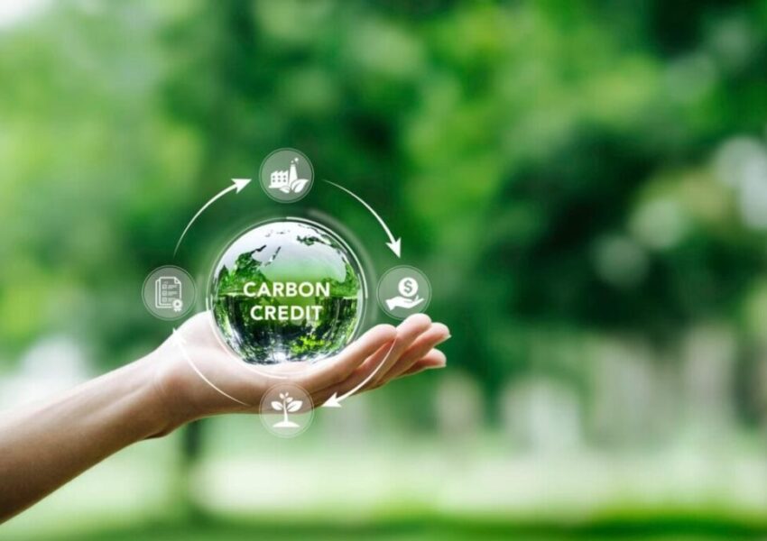 Ilustrasi carbon credits - perdagangan karbon