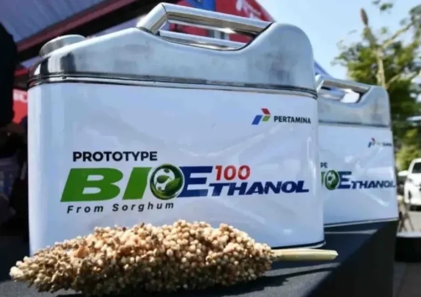 Kemasan prototype bioetanol. Dok Pertamina