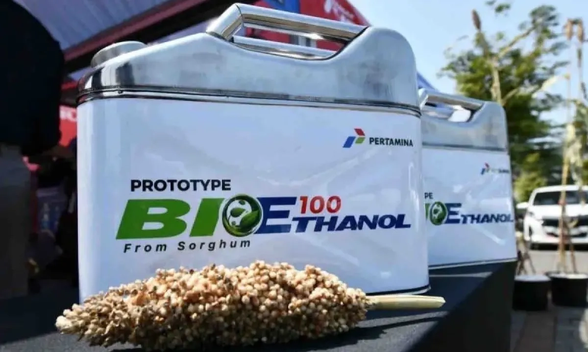 Kemasan prototype bioetanol. Dok Pertamina