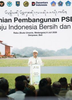 Zulhas saat peresmian PSEL Bali (dok Danantara)