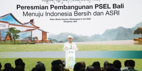 Zulhas saat peresmian PSEL Bali (dok Danantara)