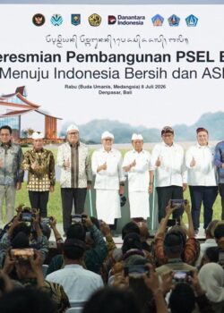 peresmian pembangunan PSEL Bali (dok Danantara)