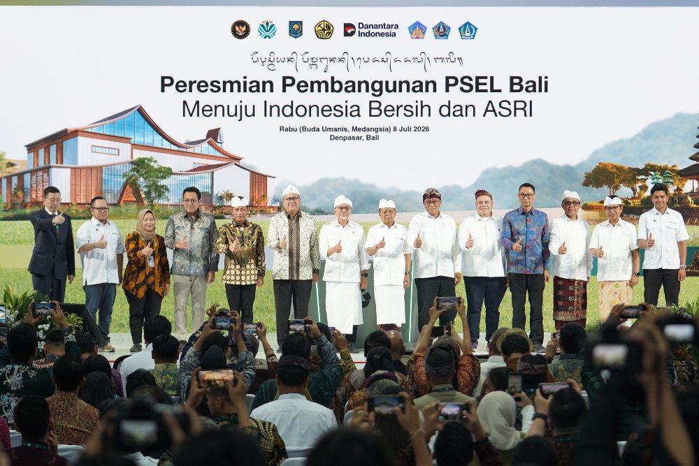 peresmian pembangunan PSEL Bali (dok Danantara)