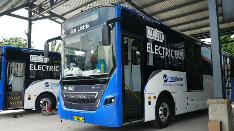 Bus Listrik DAMRI (Dok Tempo)