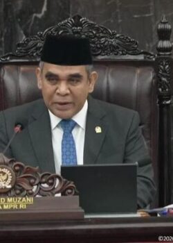 Ketua MPR, Ahmad Muzani (dok Tangkapan layar youtube Sekretariat Presiden)