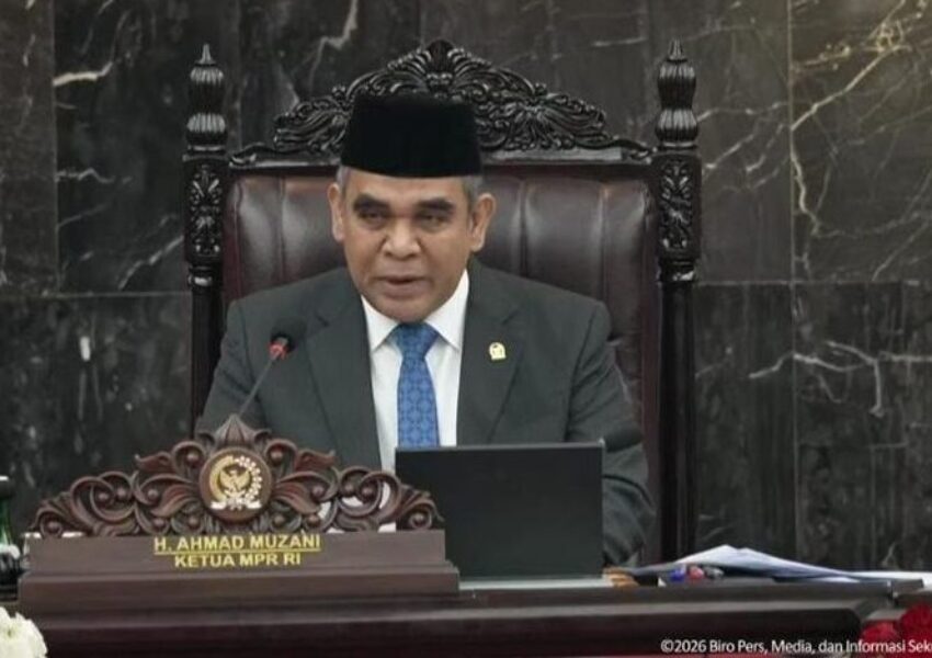 Ketua MPR, Ahmad Muzani (dok Tangkapan layar youtube Sekretariat Presiden)