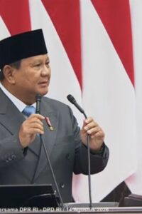 Pidato Presiden Prabowo Subianto di Sidang Tahunan MPR RI 2026. (foto - Tangkapan Layar Youtube Sekretariat Negara).