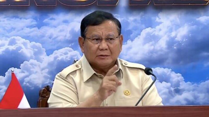 Presiden RI, Prabowo Subianto