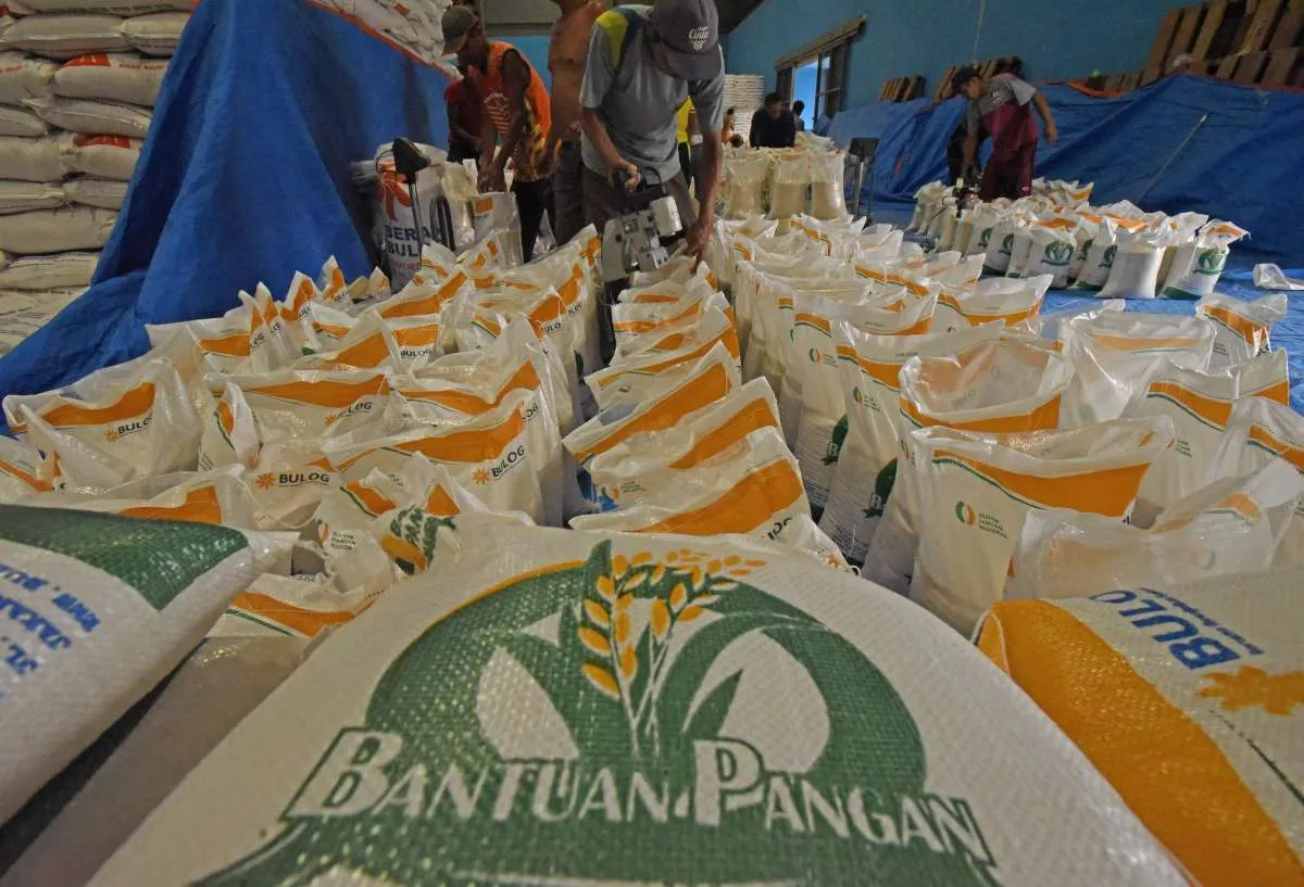 Ilustrasi Bansos Beras Pemerintah