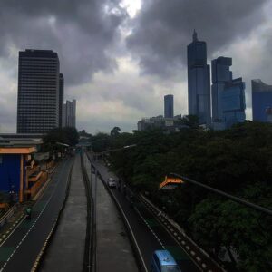 Ilustrasi Mendung di Jakarta