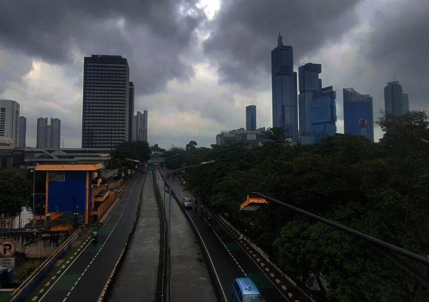 Ilustrasi Mendung di Jakarta