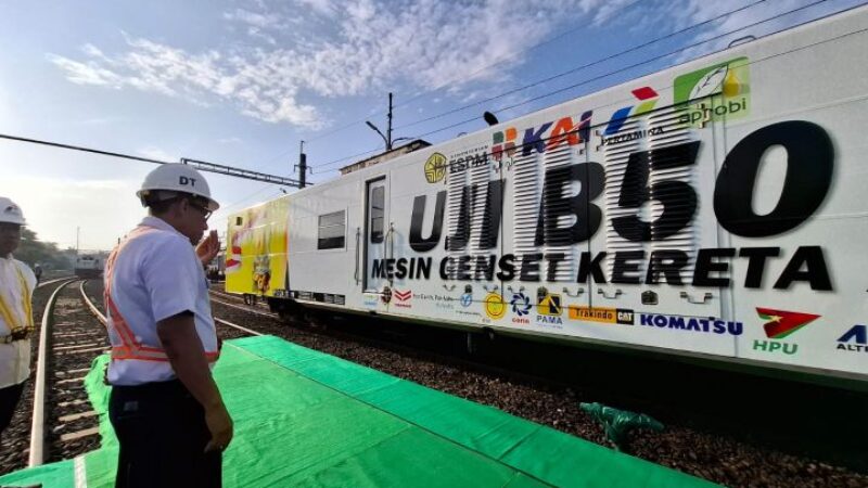 Penggunaan B50 di Kereta