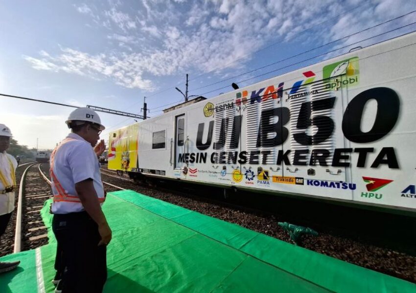 Penggunaan B50 di Kereta