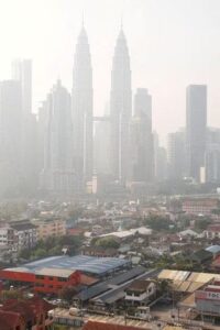 kabut asap di Kuala Lumpur