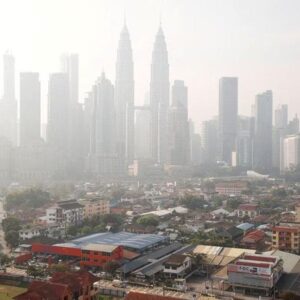 kabut asap di Kuala Lumpur
