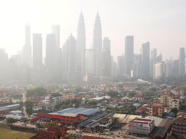 kabut asap di Kuala Lumpur
